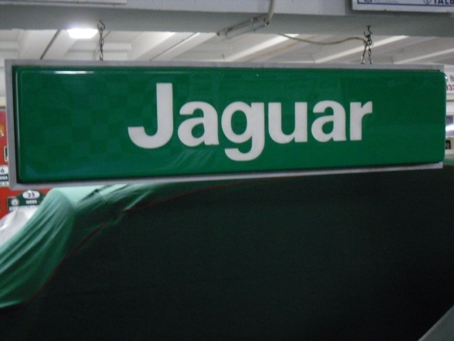 Panneau éclairé de concessionnaire "JAGUAR" VENDU